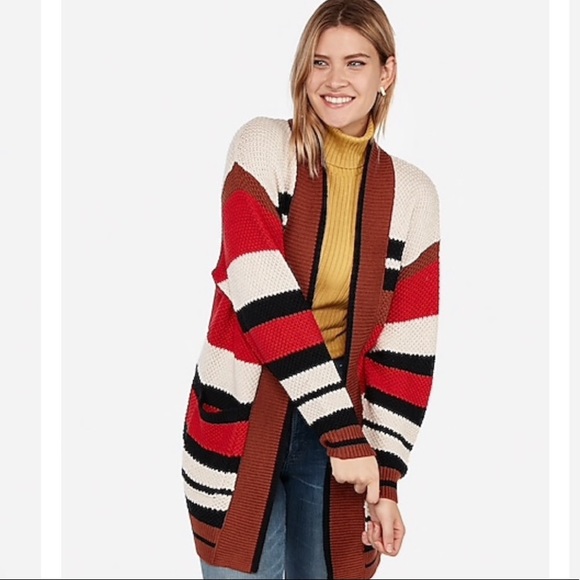 Striped cardigan 🍁🍂 - Picture 1 of 4